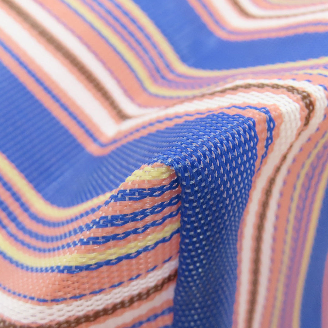 MARNI Handbag Nylon blue Flower cafe Women Used Authentic