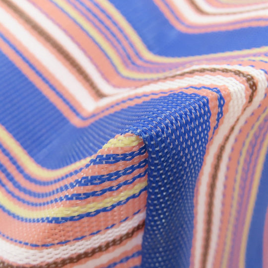 MARNI Handbag Nylon blue Flower cafe Women Used Authentic