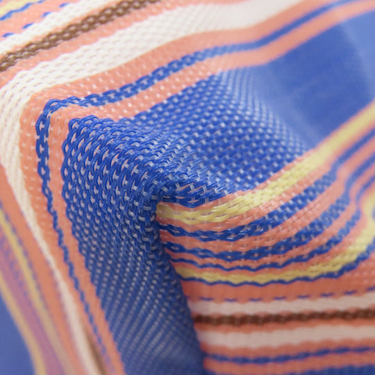 MARNI Handbag Nylon blue Flower cafe Women Used Authentic