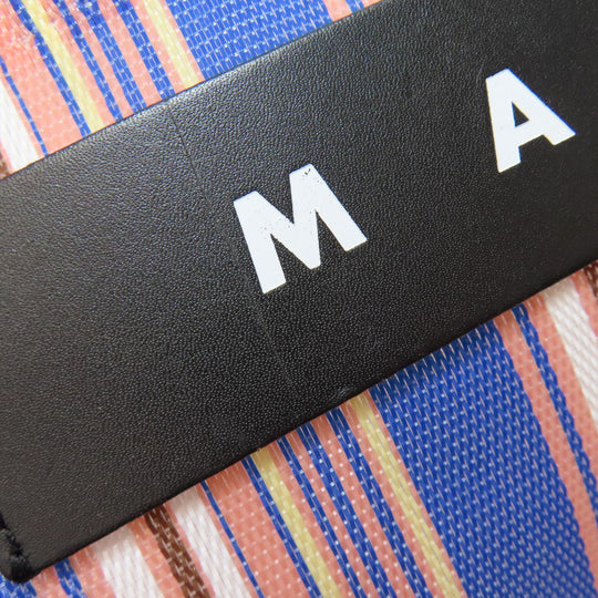 MARNI Handbag Nylon blue Flower cafe Women Used Authentic