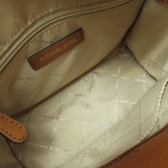 MICHAEL KORS Handbag PVC white MK Signature 2WAY Women Used Authentic