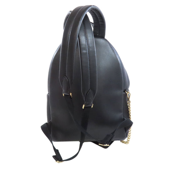 MICHAEL KORS Backpack leather black MAISIE 2 IN 1 Women Used Authentic