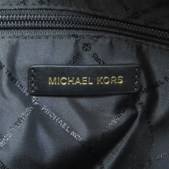 MICHAEL KORS Backpack leather black MAISIE 2 IN 1 Women Used Authentic