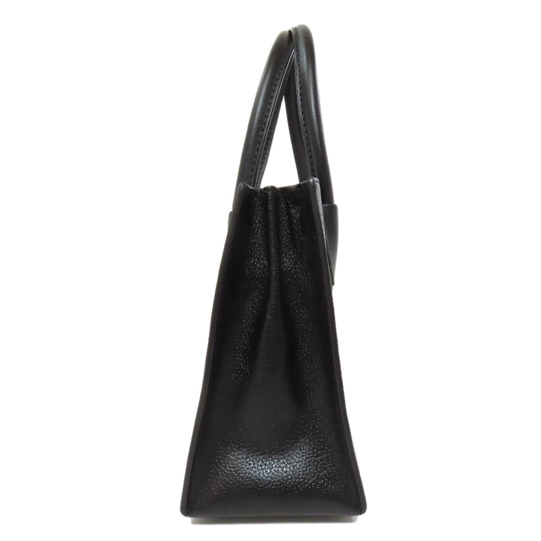 MICHAEL KORS Handbag leather black 2WAY Women Used Authentic