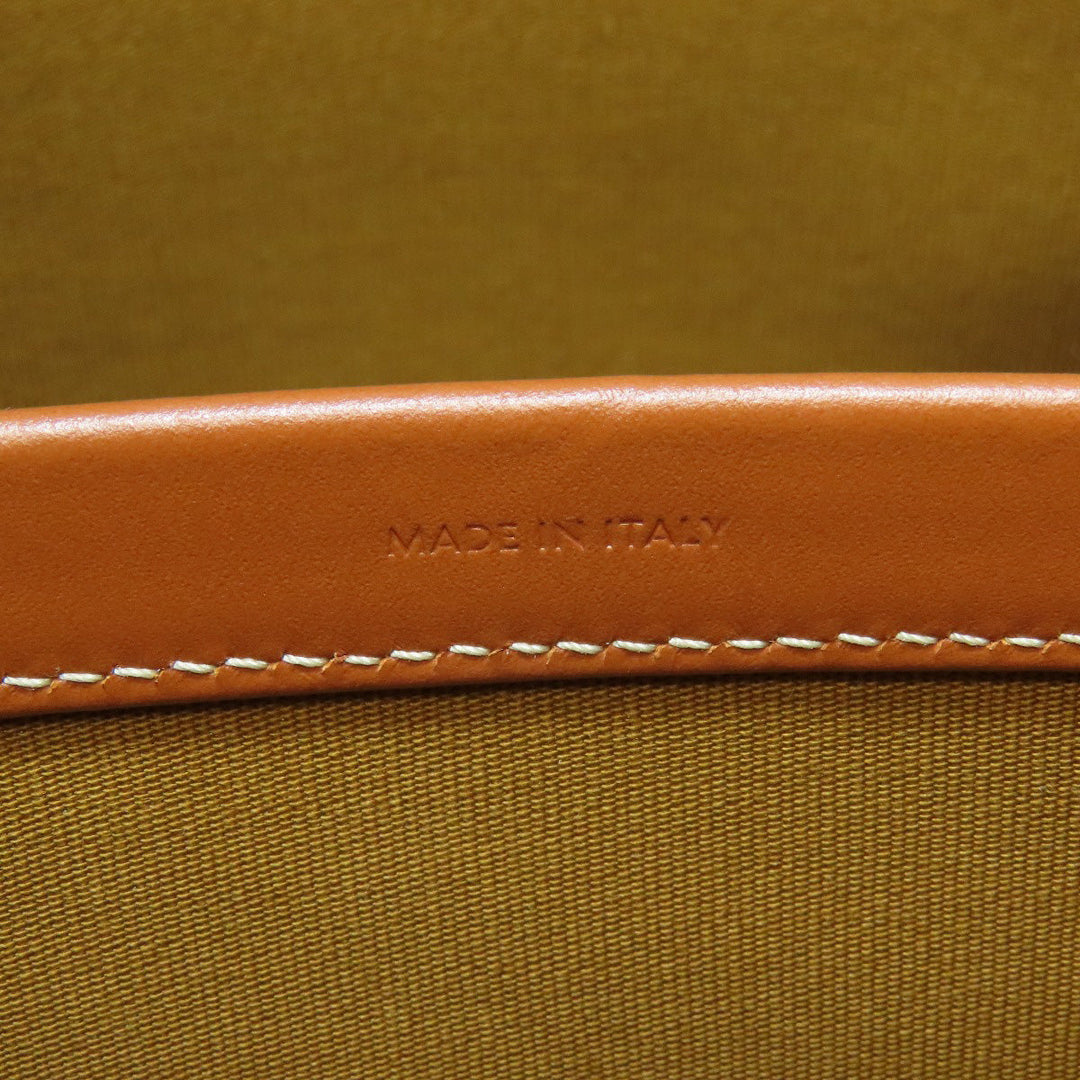 CELINE Tote Bag PVC Brown Triomphe 2WAY Women Used Authentic