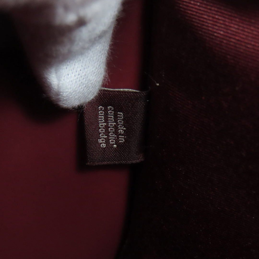 COACH Tote Bag F73277 leather Red logo Women Used Authentic