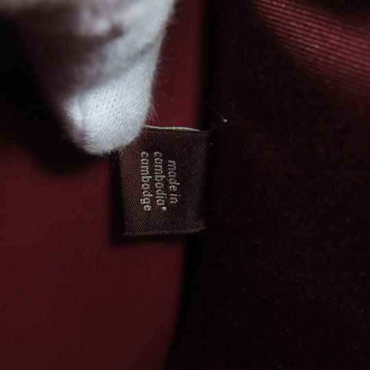 COACH Tote Bag F73277 leather Red logo Women Used Authentic