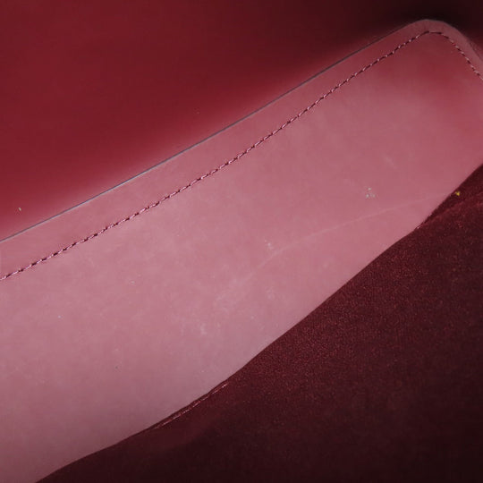 COACH Tote Bag F73277 leather Red logo Women Used Authentic