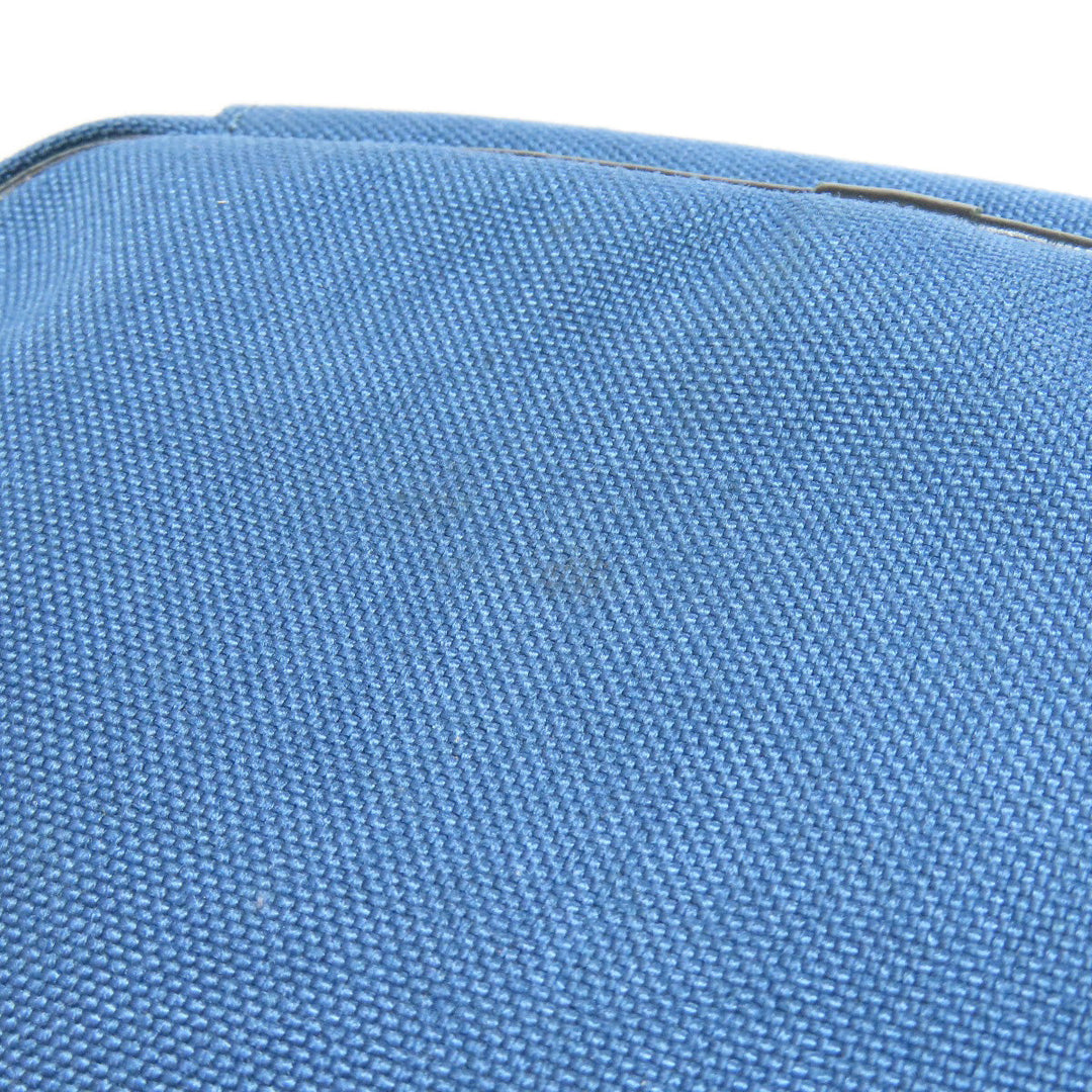 Maison Margiela Shoulder Bag canvas blue logo Women Used Authentic