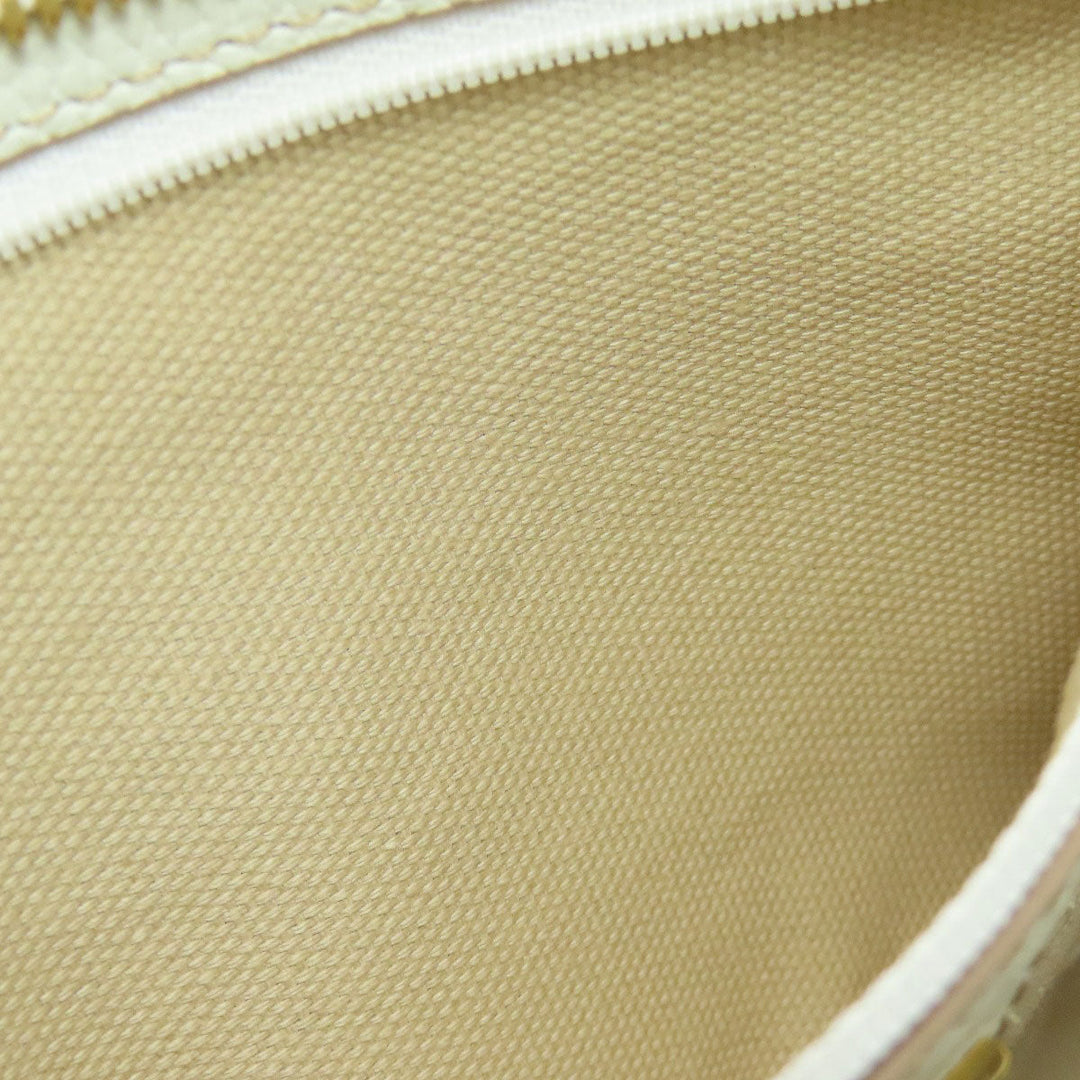 MCM Tote Bag PVC white logo Women Used Authentic