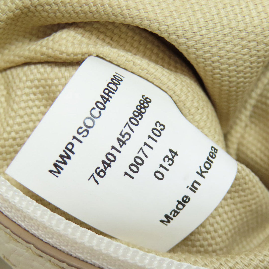 MCM Tote Bag PVC white logo Women Used Authentic