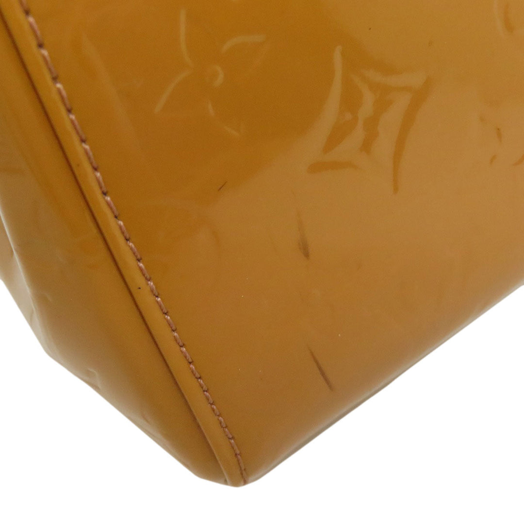 LOUIS VUITTON Tote Bag M91588 Vernis beige Blair MM Women Used Authentic