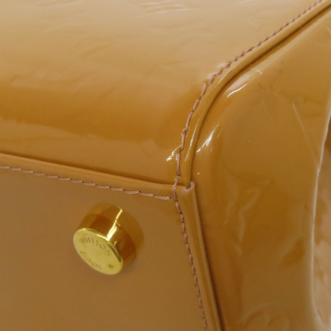 LOUIS VUITTON Tote Bag M91588 Vernis beige Blair MM Women Used Authentic