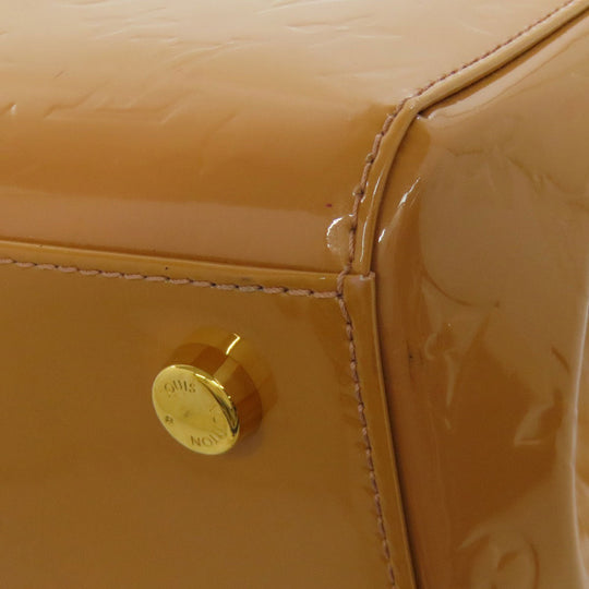 LOUIS VUITTON Tote Bag M91588 Vernis beige Blair MM Women Used Authentic