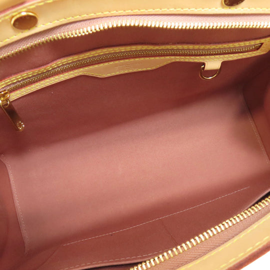 LOUIS VUITTON Tote Bag M91588 Vernis beige Blair MM Women Used Authentic