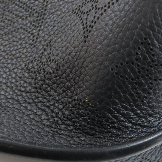 LOUIS VUITTON Tote Bag M54402 Mahina leather black Giroratta Women Used Authentic