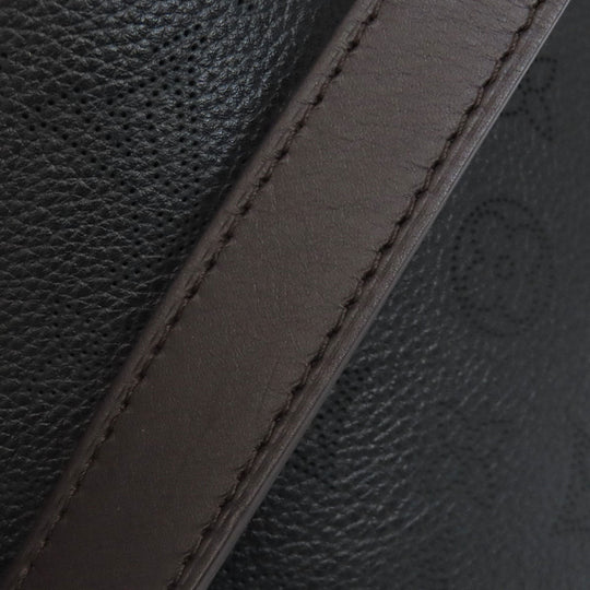 LOUIS VUITTON Tote Bag M54402 Mahina leather black Giroratta Women Used Authentic