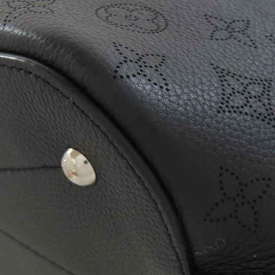 LOUIS VUITTON Tote Bag M54402 Mahina leather black Giroratta Women Used Authentic