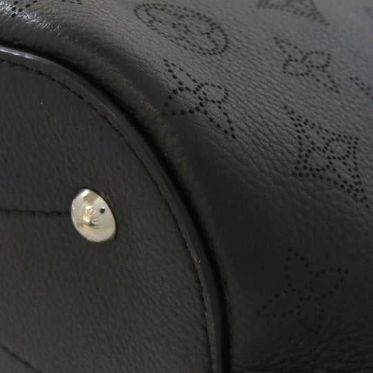 LOUIS VUITTON Tote Bag M54402 Mahina leather black Giroratta Women Used Authentic