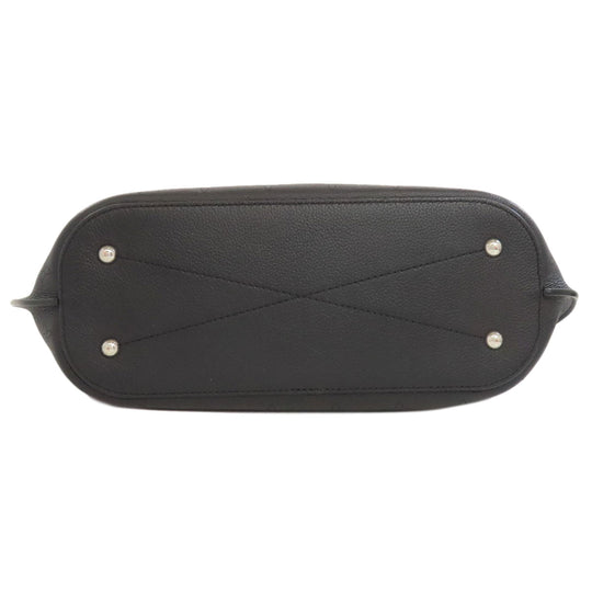 LOUIS VUITTON Tote Bag M54402 Mahina leather black Giroratta Women Used Authentic