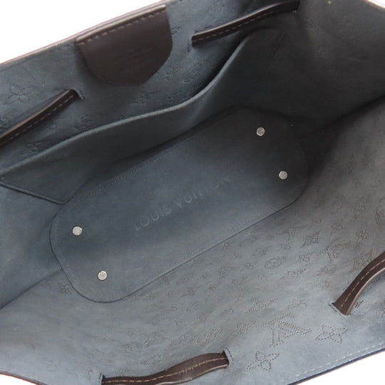 LOUIS VUITTON Tote Bag M54402 Mahina leather black Giroratta Women Used Authentic