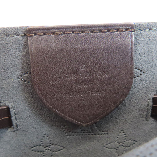 LOUIS VUITTON Tote Bag M54402 Mahina leather black Giroratta Women Used Authentic
