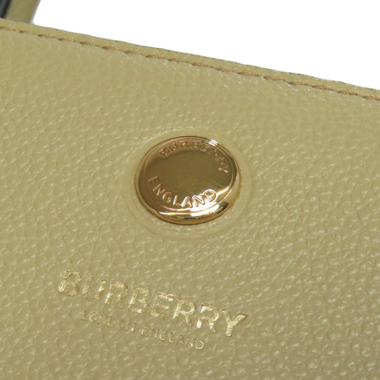 BURBERRY Handbag Calfskin beige 2WAY