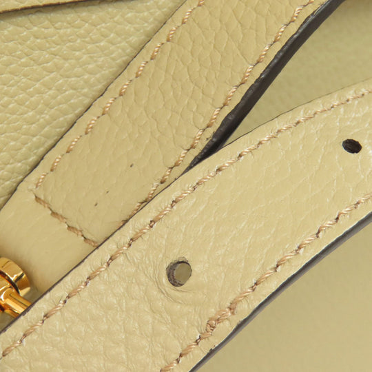 BURBERRY Handbag Calfskin beige 2WAY