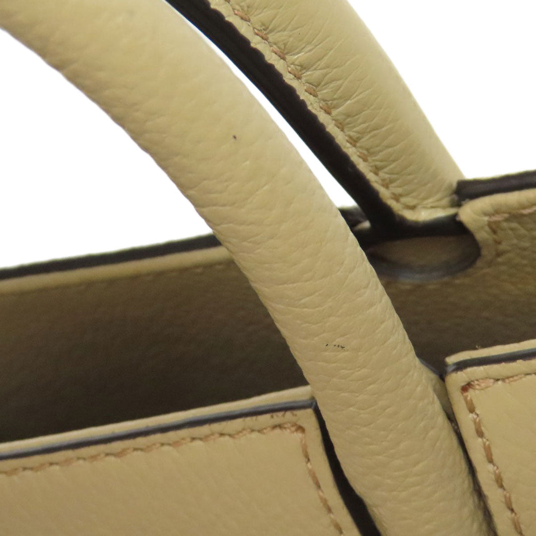 BURBERRY Handbag Calfskin beige 2WAY
