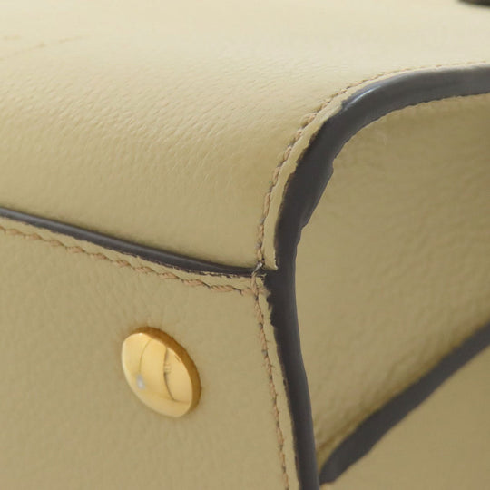 BURBERRY Handbag Calfskin beige 2WAY