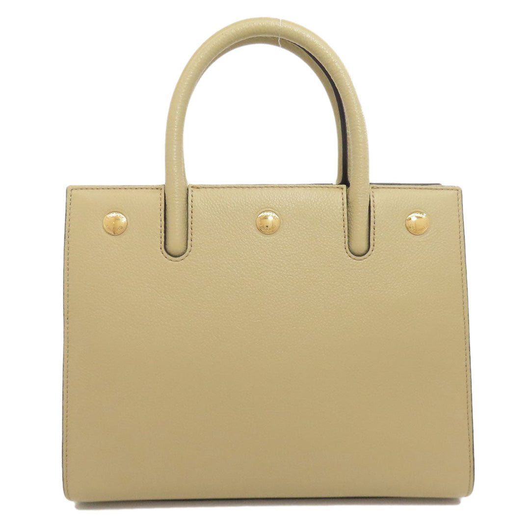 BURBERRY Handbag Calfskin beige 2WAY