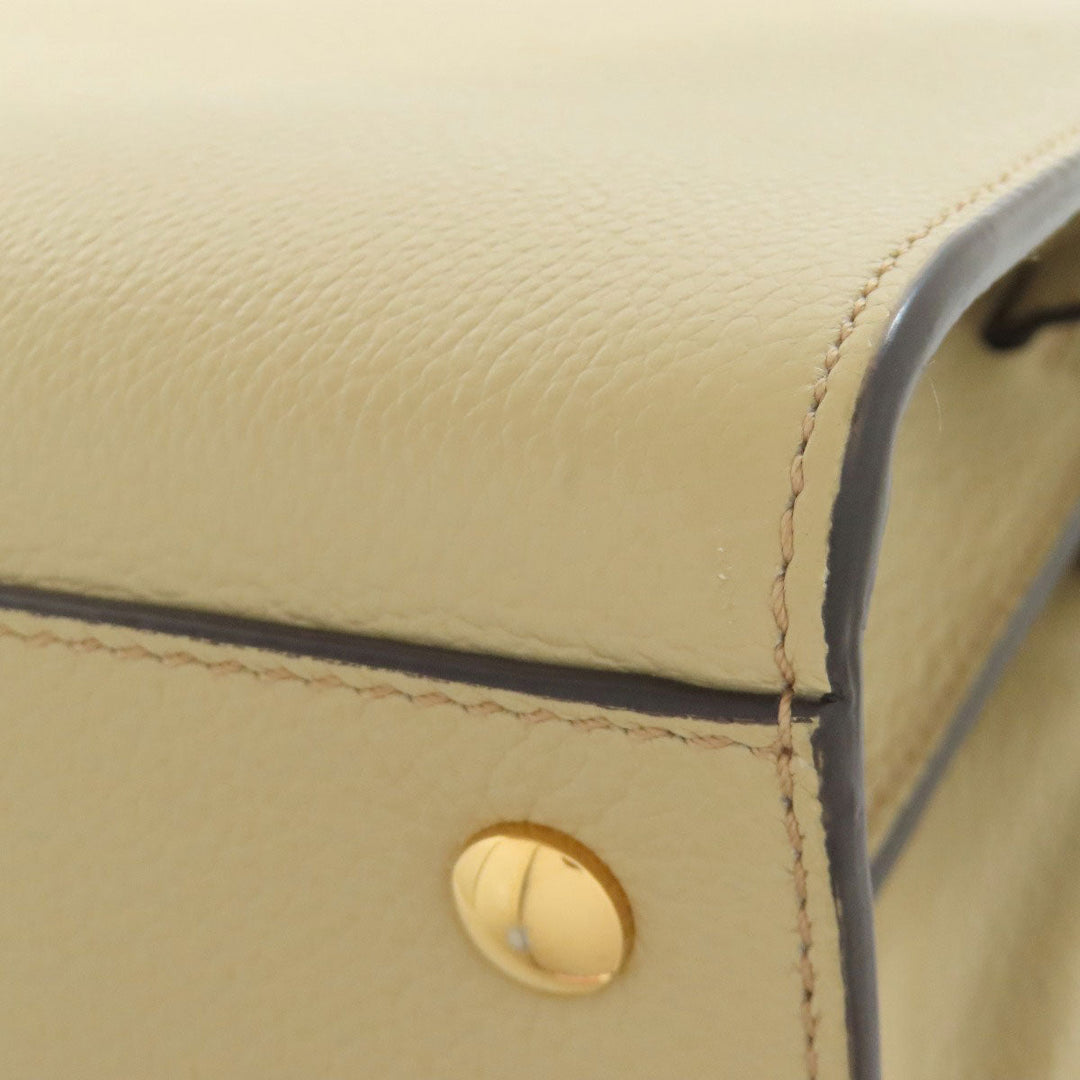 BURBERRY Handbag Calfskin beige 2WAY