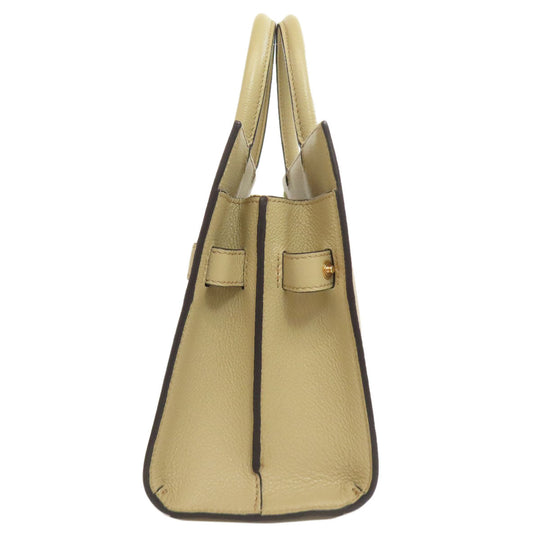 BURBERRY Handbag Calfskin beige 2WAY