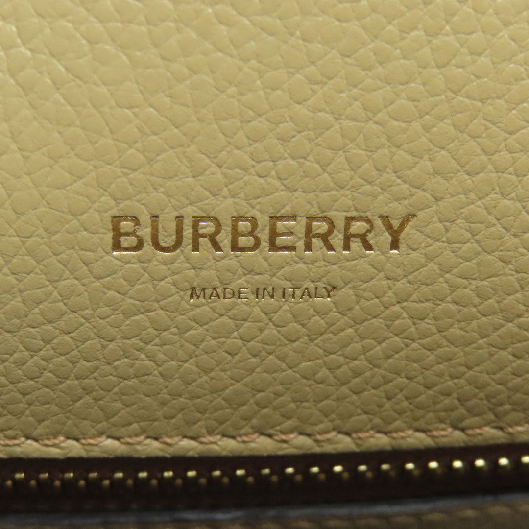 BURBERRY Handbag Calfskin beige 2WAY
