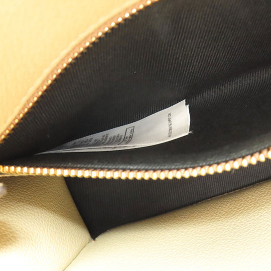 BURBERRY Handbag Calfskin beige 2WAY