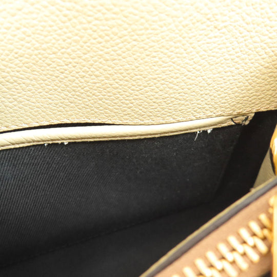 BURBERRY Handbag Calfskin beige 2WAY