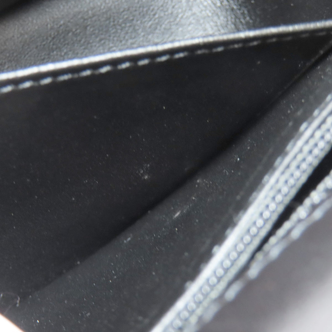 CHANEL Shoulder Bag lambskin black Matelasse SilverMetal Women Used Authentic