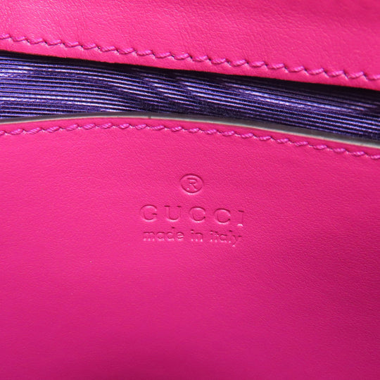 GUCCI Handbag 735049 Nylon pink GG Matelasse 2WAY Women Used Authentic