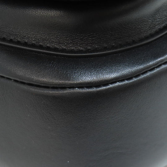 CHANEL Shoulder Bag lambskin black Matelasse ChainShoulder Gold Metal Women Used Authentic