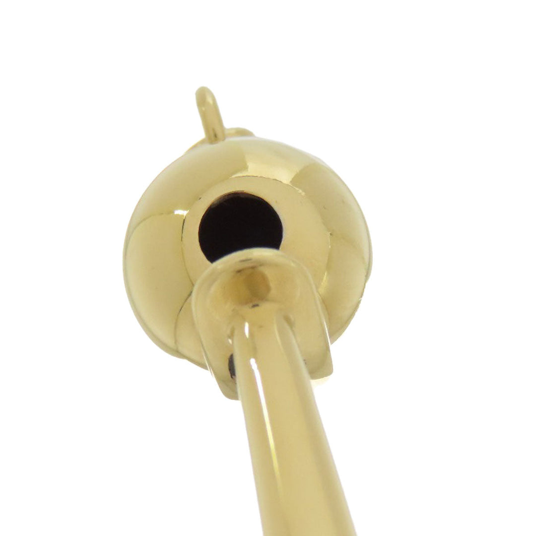 HERMES Pendant top Gold Plated gold Shifure Women Used Authentic