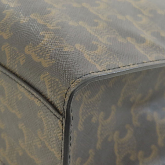 CELINE Tote Bag PVC Brown Vertical Cover Large Triomphe