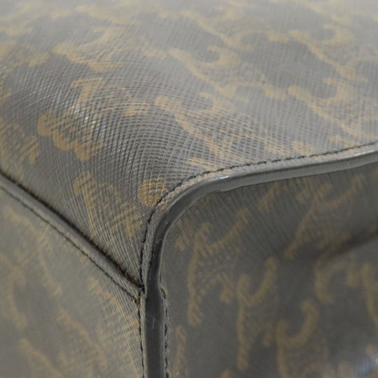 CELINE Tote Bag PVC Brown Vertical Cover Large Triomphe