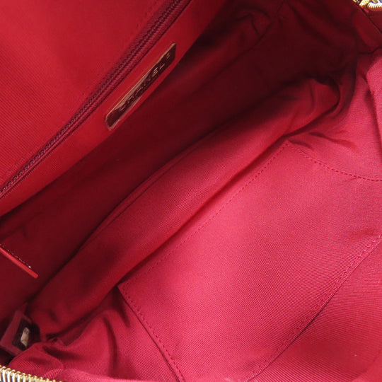 CHANEL Shoulder Bag lambskin black Matelasse Gold Metal Women Used Authentic