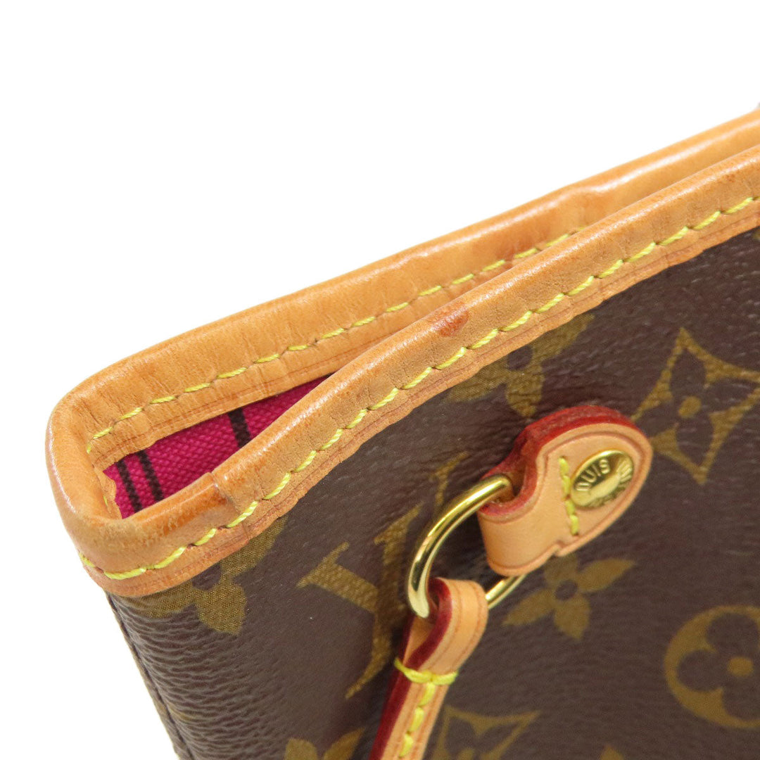 LOUIS VUITTON Tote Bag M41245 Monogram canvas Brown Never full PM Women Used Authentic