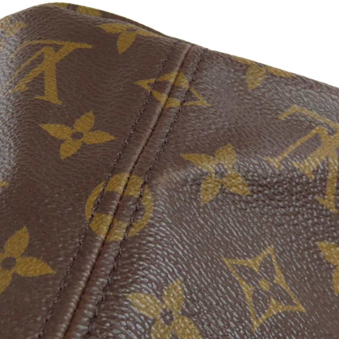 LOUIS VUITTON Tote Bag M41245 Monogram canvas Brown Never full PM Women Used Authentic