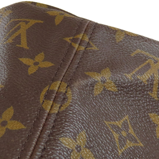 LOUIS VUITTON Tote Bag M41245 Monogram canvas Brown Never full PM Women Used Authentic