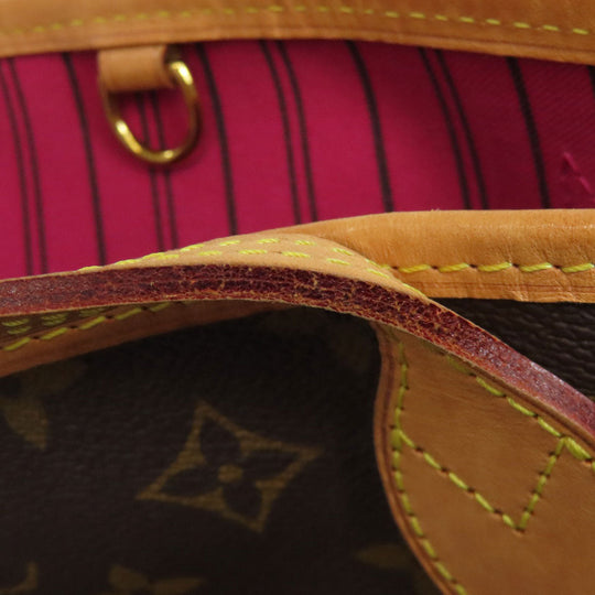 LOUIS VUITTON Tote Bag M41245 Monogram canvas Brown Never full PM Women Used Authentic