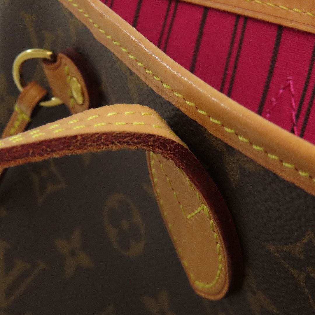 LOUIS VUITTON Tote Bag M41245 Monogram canvas Brown Never full PM Women Used Authentic