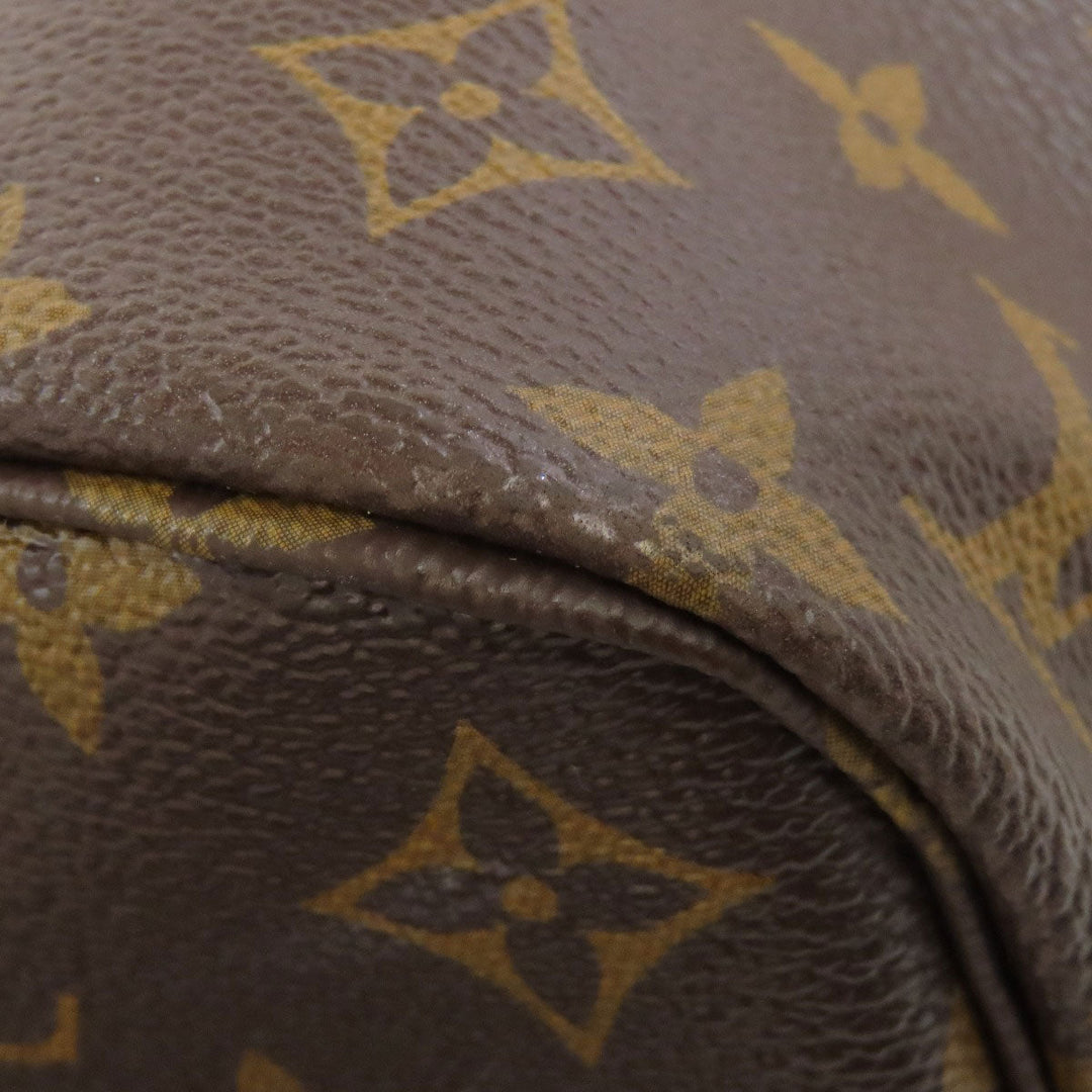 LOUIS VUITTON Tote Bag M41245 Monogram canvas Brown Never full PM Women Used Authentic