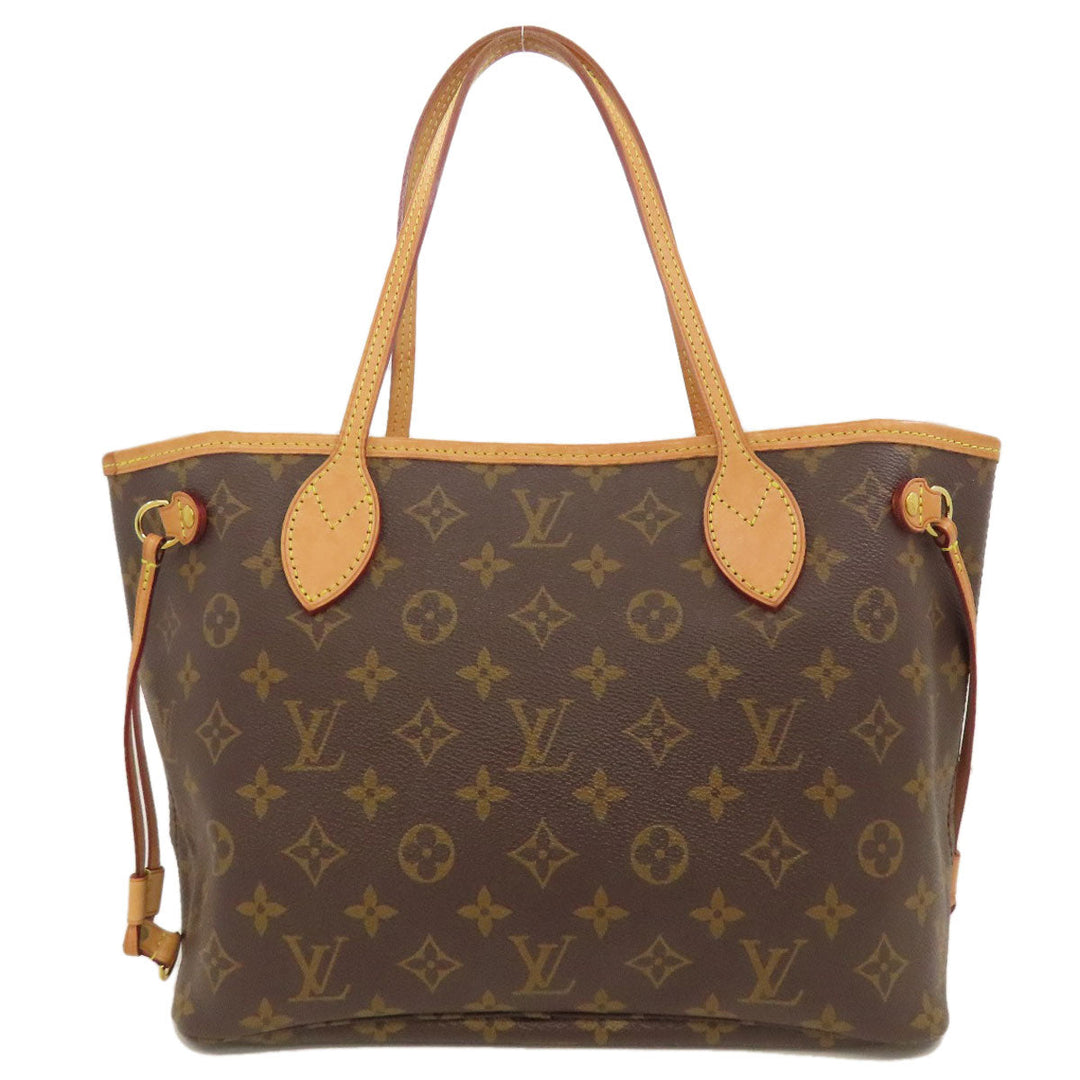 LOUIS VUITTON Tote Bag M41245 Monogram canvas Brown Never full PM Women Used Authentic